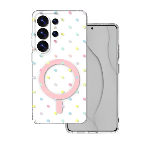 Samsung Galaxy S26 Ultra Bubble Dots Mag biely kryt - 1