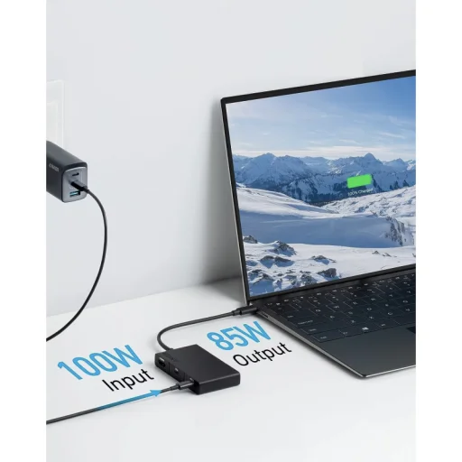 USB-C Hub Anker 332, 2 x USB-A – 2 x USB-C – 1 x HDMI, čierny A8356G11 - 3