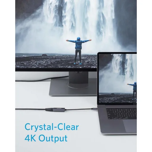 USB-C to HDMI Video Adapter Anker 310, Szürke A83120A2 - 4