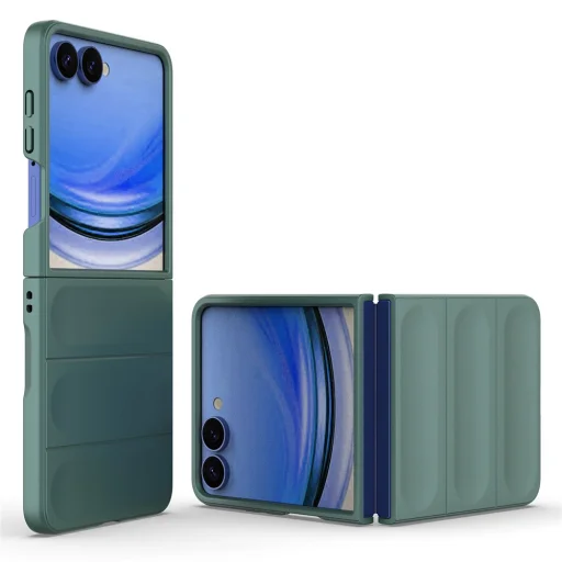 Samsung Galaxy Z Flip8 Zöld Techsuit Magic Shield tok - 2