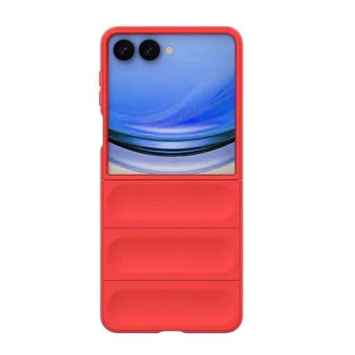 Samsung Galaxy Z Flip8 Piros Techsuit Magic Shield tok - 3