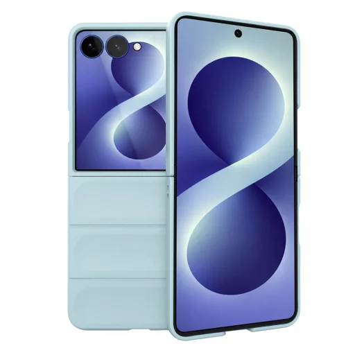 Samsung Galaxy Z Flip8 Kék Techsuit Magic Shield tok - 1