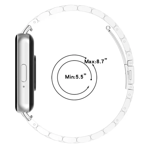 Čierny remienok Techsuit pre Samsung Galaxy Fit3 (W010) - 6