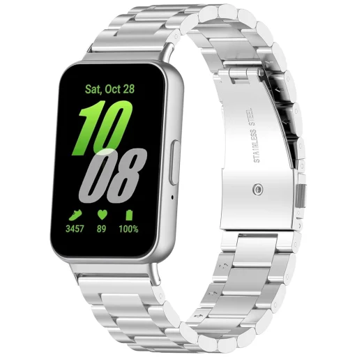 Samsung Galaxy Fit3 strieborný remienok Techsuit (W010) - 1
