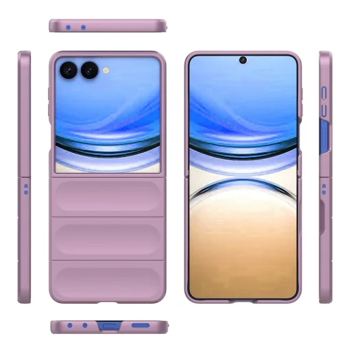 Fialové puzdro Techsuit Magic Shield pre Samsung Galaxy Z Flip8 - 5
