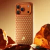Benks Magnetic Armor Pro Armor Grid Kevlarové puzdro s kovovým rámom 600D (C.K.FL.AP.GD.F069) iPhone 17 Pro oranžové puzdro thumbnail