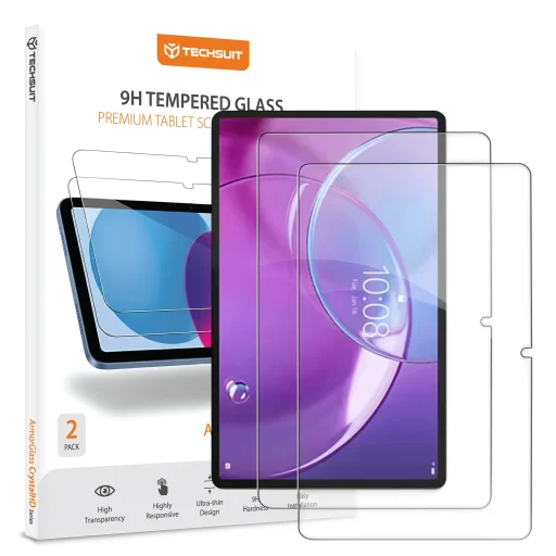 Lenovo Idea Tab Pro Gen 2 Priehľadné Techsuit ArmorGlass CrystalHD ochranné tvrdené sklo (balenie 2 ks) - 1