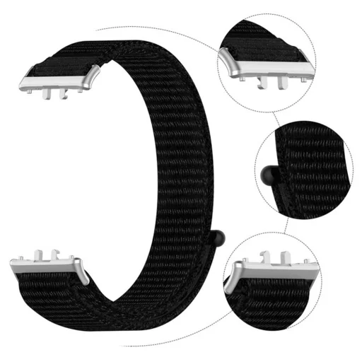 Samsung Galaxy Fit3 Čierny Techsuit Remienok 22mm (W080) - 5