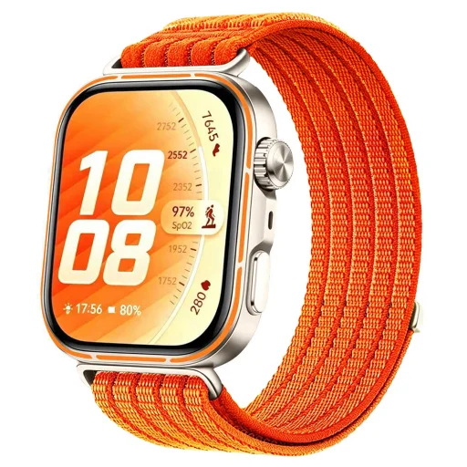 Huawei Watch Fit 5 Narancssárga Techsuit - Óraszíj (W085) - 1