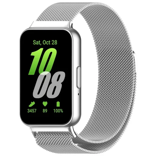 Samsung Galaxy Fit3 strieborný Techsuit remienok (W009) - 1