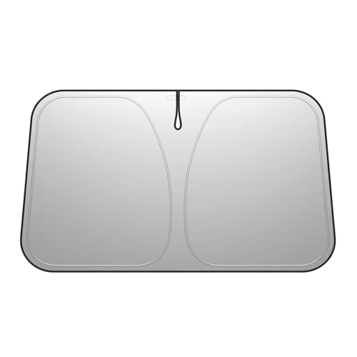 Spigen - Autós első szélvédő napellenző UO260 (ACP11460) - UPF2000+, 99,95% UV-blokkolási arány, M méret - Fekete - 1