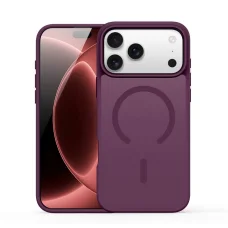 iPhone 18 Pro Max / 17 Pro Max tmavočerešňové puzdro DUX DUCIS YIND kompatibilné s MagSafe, verzia s otvoreným krúžkom