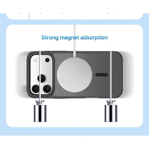 iPhone 17 Pro Max / 18 Pro Max čierne, puzdro s otvoreným prstencom DUX DUCIS YIND kompatibilné s MagSafe - 3