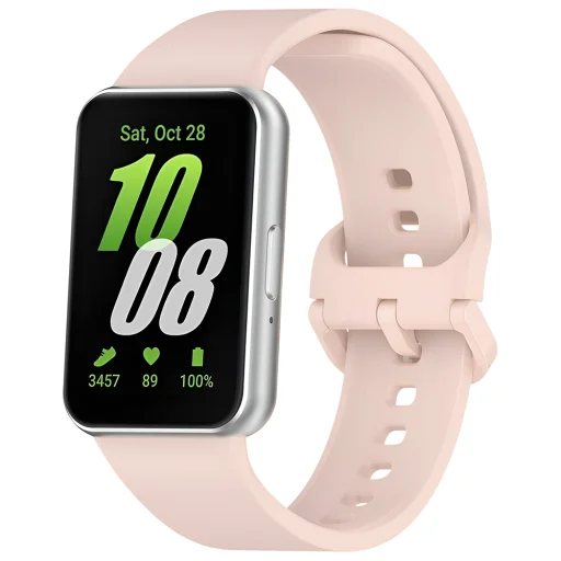 Samsung Galaxy Fit3 Rózsaszín Techsuit Óraszíj (W086) - 1