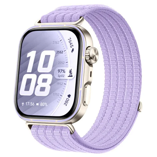 Huawei Watch Fit 5 Techsuit - Watchband (W085) - Hyacinth Lila szíj - 1