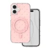 iPhone 16 Bubble Dots Mag bodkované ružové puzdro thumbnail