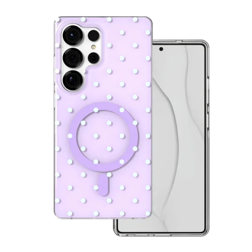 Samsung Galaxy S25 Ultra Bubble Dots Mag tok lila - 1