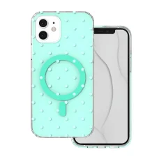 Zelené puzdro Bubble Dots Mag pre iPhone 11