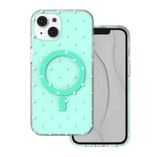 iPhone 14 Bubble Dots Mag zelený kryt