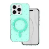iPhone 15 Pro Bubble Dots Mag zelené puzdro thumbnail