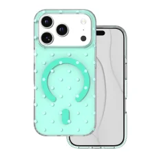 iPhone 17 Pro / iPhone 18 Pro Bubble Dots Mag zelený kryt