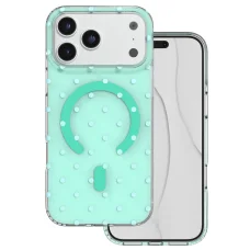 iPhone 17 Pro Max / iPhone 18 Pro Max Bubble Dots Mag zelené puzdro