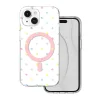 iPhone 15 Bubble Dots Mag fehér tok thumbnail