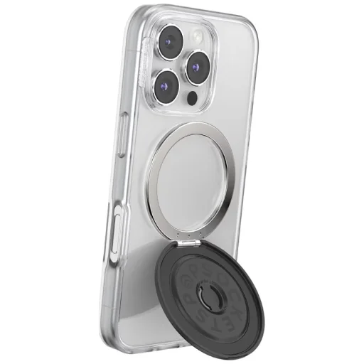 PopSockets MagSafe hliníkový Radial držiak a stojan na telefón, čierny - 9