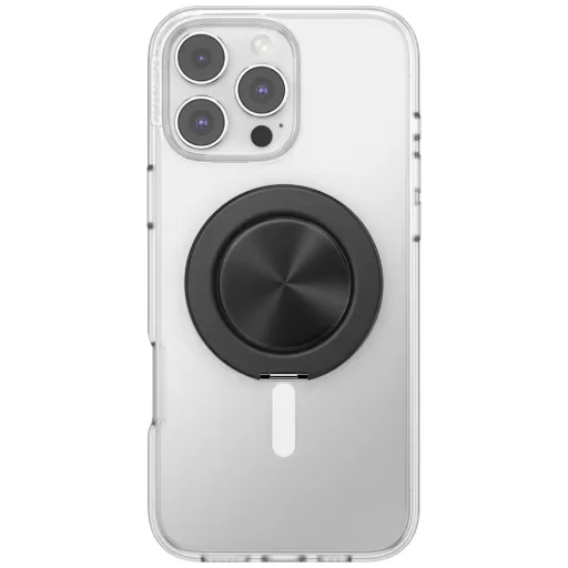 PopSockets MagSafe alumínium Radial telefonfogó és kitámasztó fekete - 4