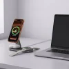 Tech-Protect A52 3 v 1 magnetická MagSafe bezdrôtová nabíjačka 25W Qi2.2 čierna thumbnail