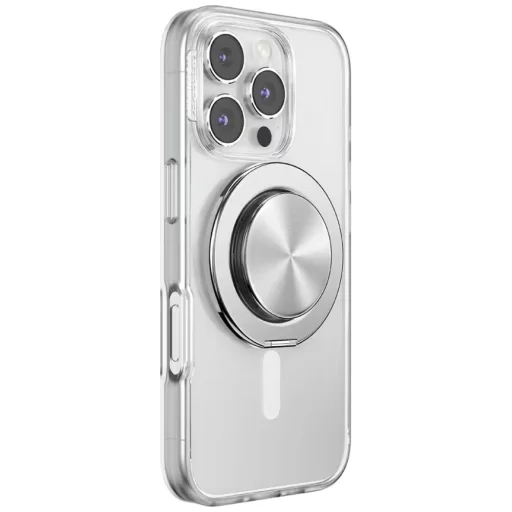 PopSockets MagSafe alumínium Radial telefonfogó és kitámasztó ezüst - 7