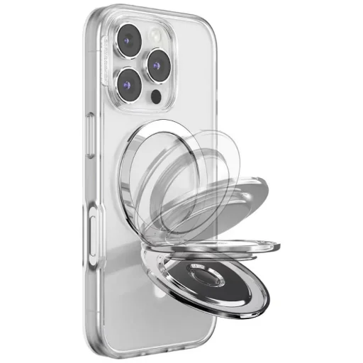 PopSockets MagSafe alumínium Radial telefonfogó és kitámasztó ezüst - 10