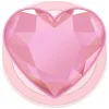 PopSockets Crystal Heart Grip MagSafe telefonfogó és kitámasztó rózsaszín thumbnail