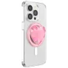 PopSockets Crystal Heart Grip MagSafe držiak a stojan na mobil ružový thumbnail