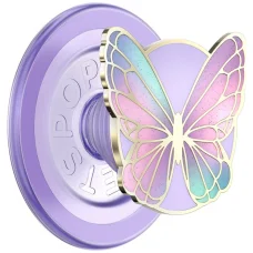 Levendula PopSockets Enamel Butterfly Prism MagSafe telefontartó és kitámasztó
