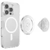 PopSockets Kick-Out Grip Glitter MagSafe držiak a stojan na telefón, priehľadný trblietavý thumbnail