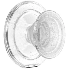 PopSockets Kick-Out Grip Glitter MagSafe držiak a stojan na telefón, priehľadný trblietavý