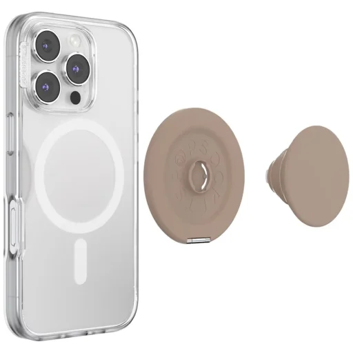 PopSockets Kick-Out Grip Latte MagSafe držiak a stojan na telefón béžový - 7