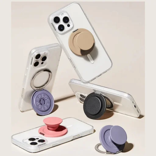 PopSockets Kick-Out Grip Latte MagSafe držiak a stojan na telefón béžový - 2
