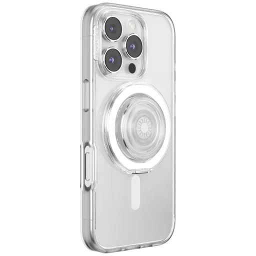 PopSockets Kick-Out Grip MagSafe držiak a stojan na telefón, priesvitný - 6