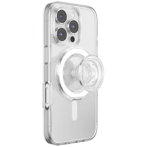 PopSockets Kick-Out Grip MagSafe držiak a stojan na telefón, priesvitný - 7