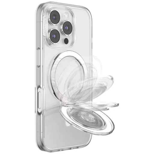 PopSockets Kick-Out Grip MagSafe telefontartó és állvány átlátszó - 9