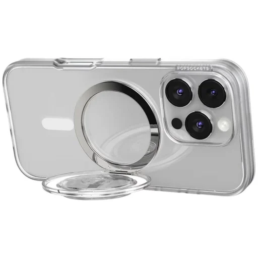 PopSockets Kick-Out Grip MagSafe držiak a stojan na telefón, priesvitný - 10