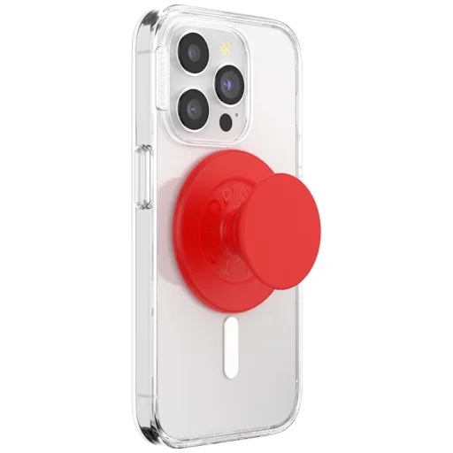 PopSockets PopOut Basic Rosso Grip MagSafe držiak na telefón a stojan, červený - 6