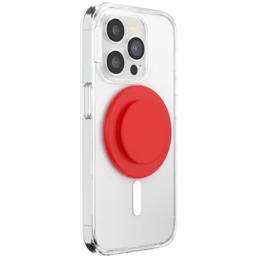PopSockets PopOut Basic Rosso Grip MagSafe držiak na telefón a stojan, červený - 5