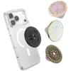 PopSockets PopTop Luxe Enamel Opálovo biely držiak a stojan na telefón thumbnail