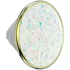 PopSockets PopTop Luxe Enamel Opál fehér telefontartó és kitámasztó thumbnail