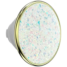 PopSockets PopTop Luxe Enamel Opálovo biely držiak a stojan na telefón