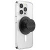 PopSockets Kerek Alumínium Triangle Knurl Grip MagSafe telefontartó és állvány fekete thumbnail