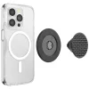 PopSockets okrúhly hliníkový držiak a stojan na telefón MagSafe Triangle Knurl, čierny thumbnail